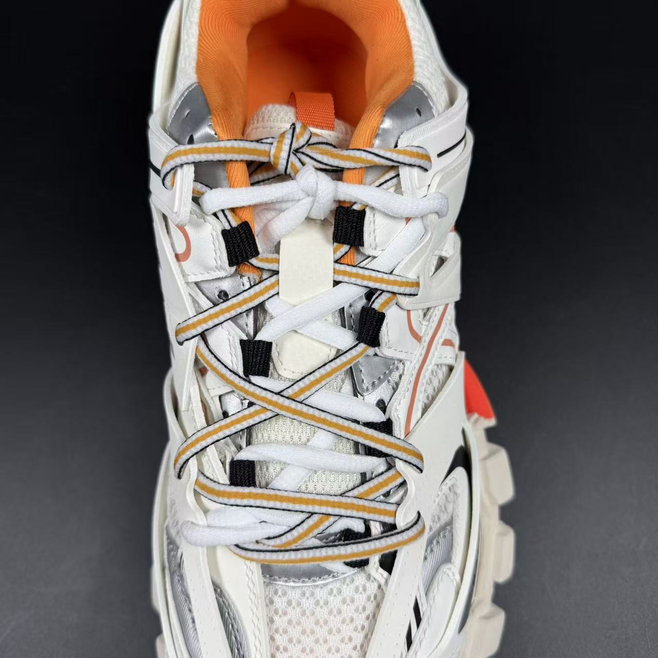 track white orange