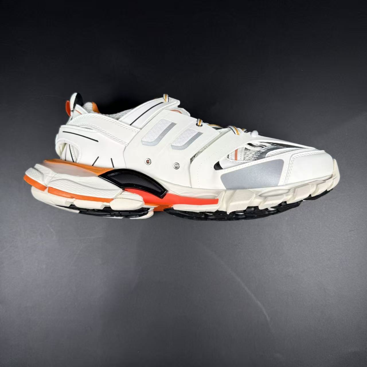 track white orange