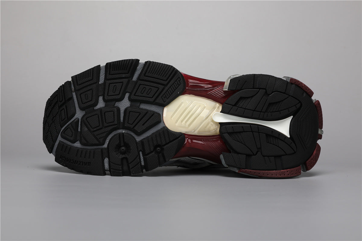 Balenciaga Runner Sneakers Grey Burgundy – Uomo Donna | Taglie 35–45