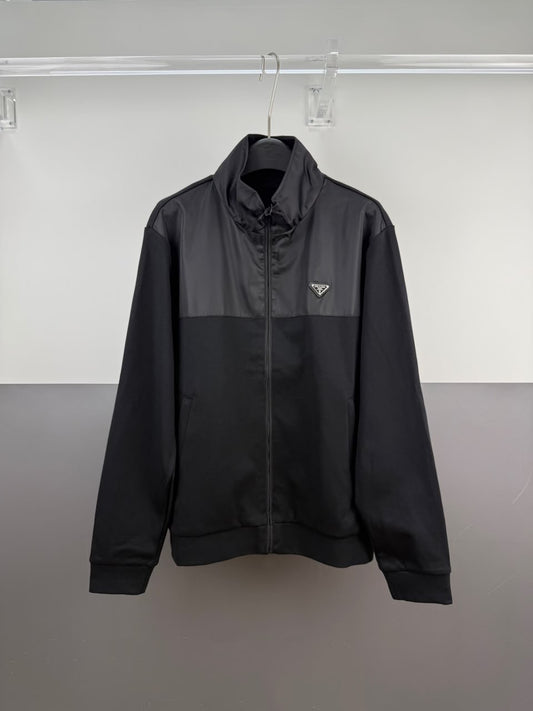 PRADA GIACCA TECNICA FULL ZIP – NERO