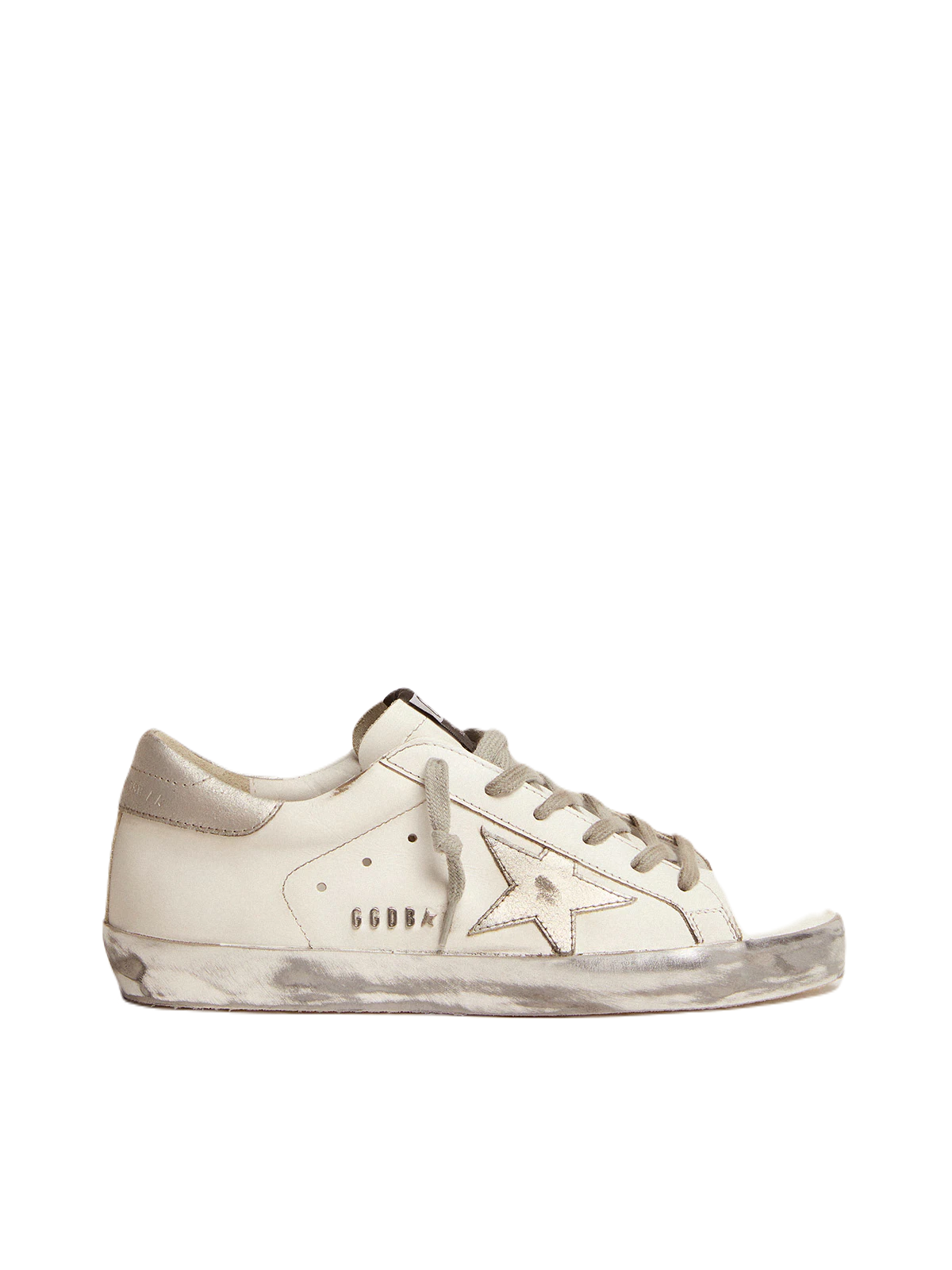 GOLDEN GOOSE FOXING SPARCLE ARGENTO