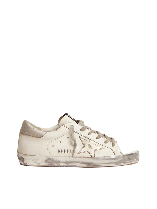 GOLDEN GOOSE FOXING SPARCLE ARGENTO