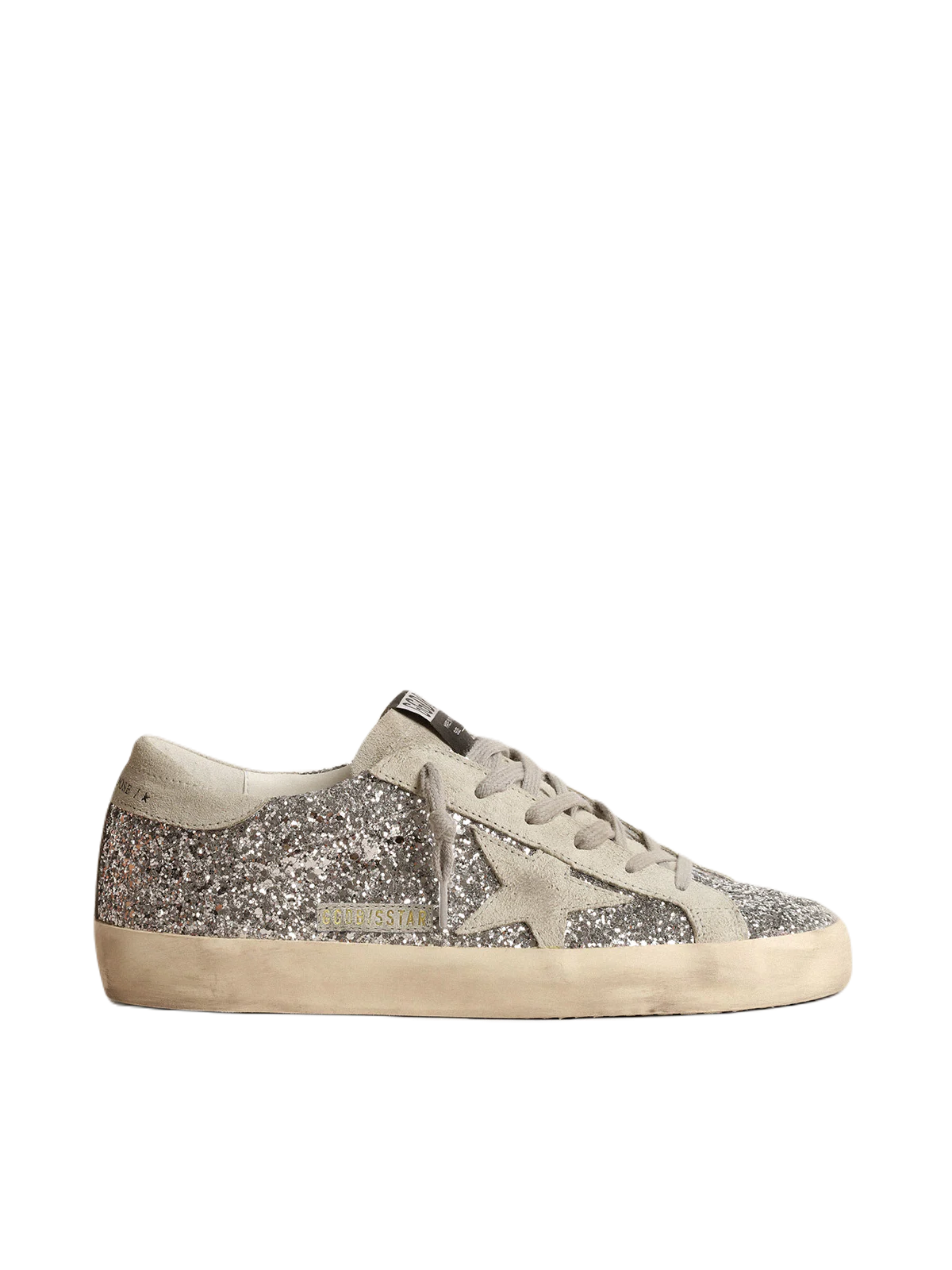 GOLDEN GOOSE IN GLITTER ARGENTO