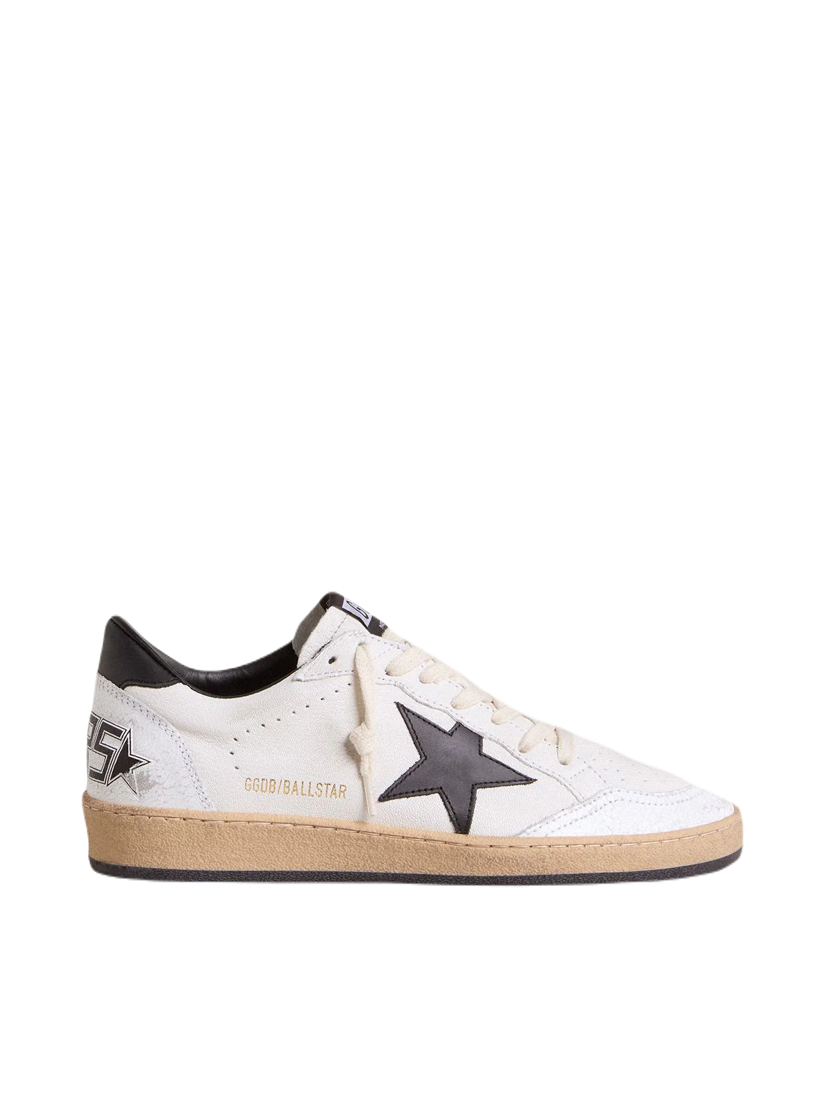 GOLDEN GOOSE STELLA NERA TALLONCINO NERO
