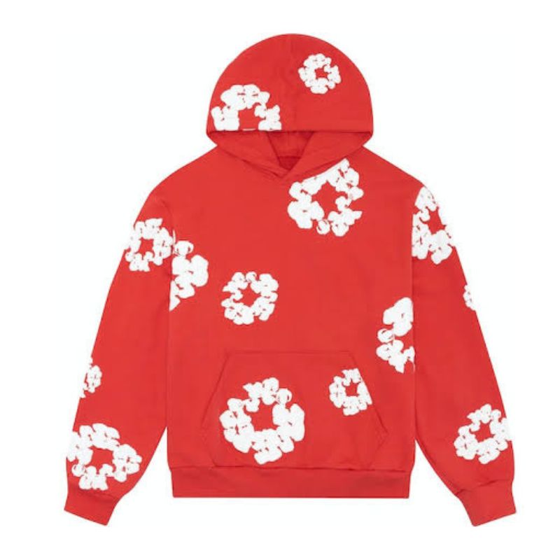 DENIM TEARS – Hoodie Red