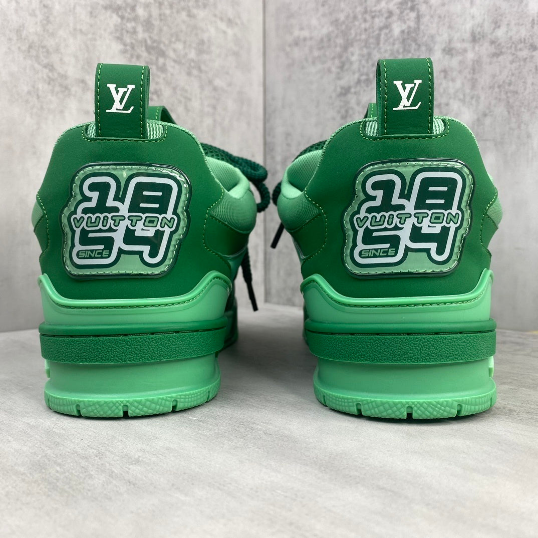 Louis Vuitton Skate Green Crystal — Premium Edition)