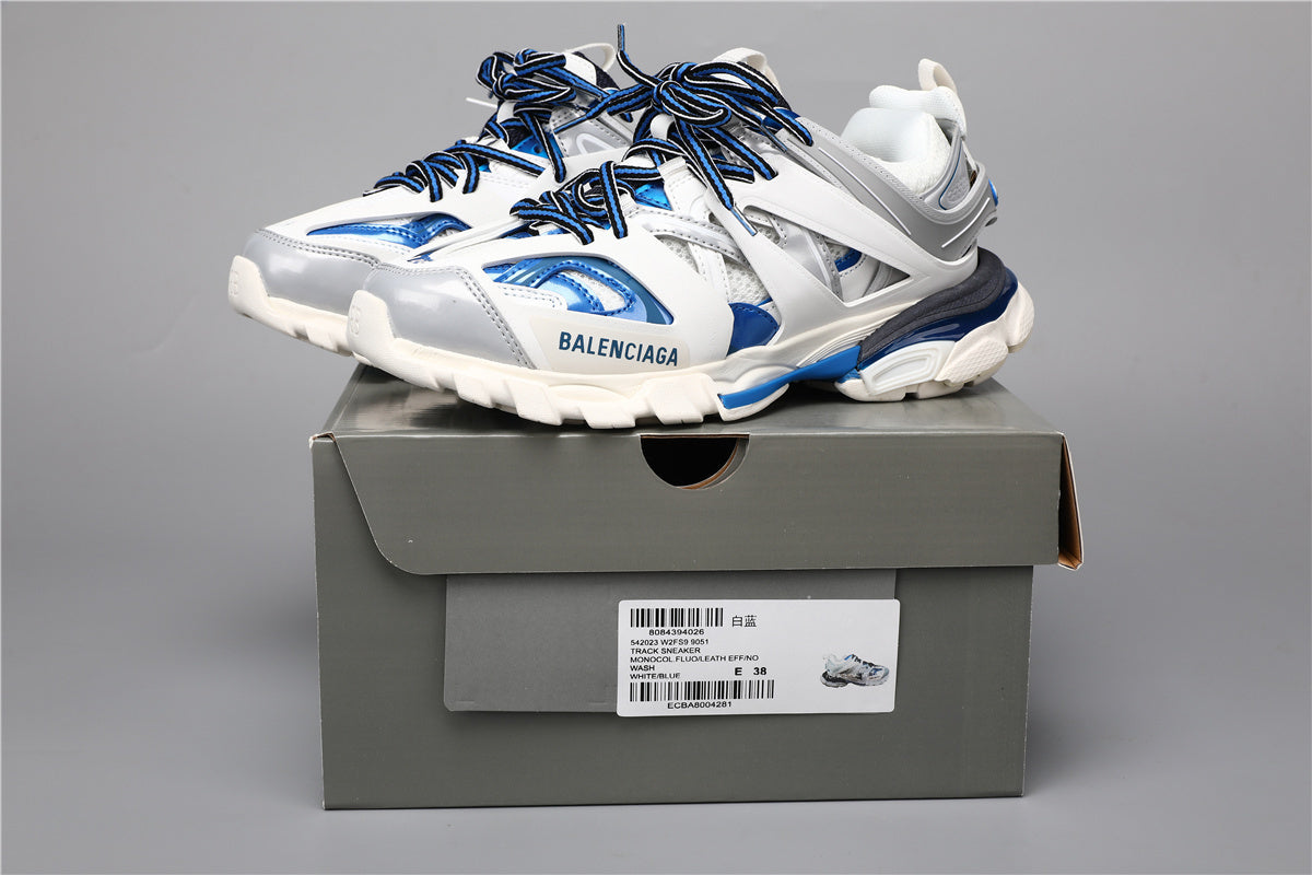 Balenciaga Track Sneakers White Blue – Uomo Donna | Taglie 35–45