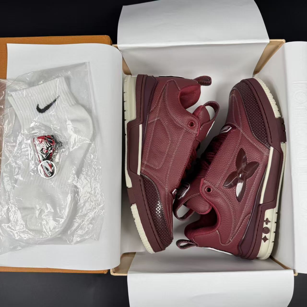 Skate Sneaker Bordeaux Red