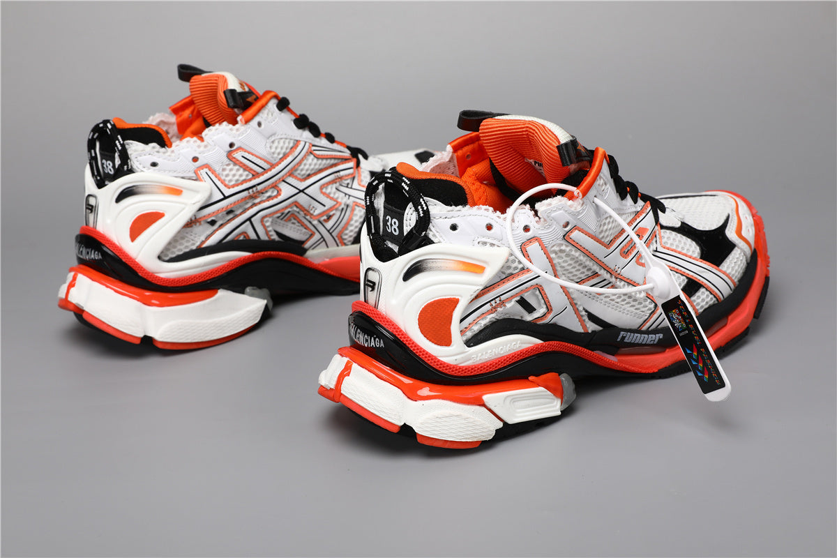 Balenciaga Runner Sneakers White Orange Black – Uomo Donna | Taglie 35–45