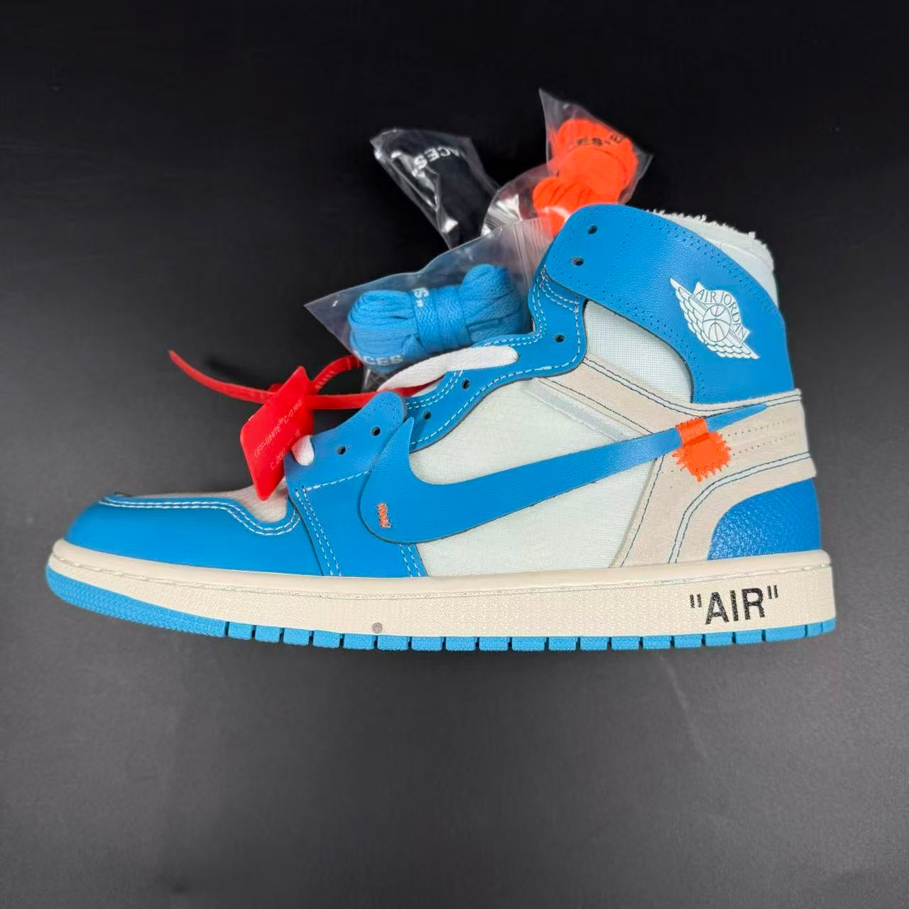 J1 RETRO HIGH OFF-W. UNIVERSITY BLUE