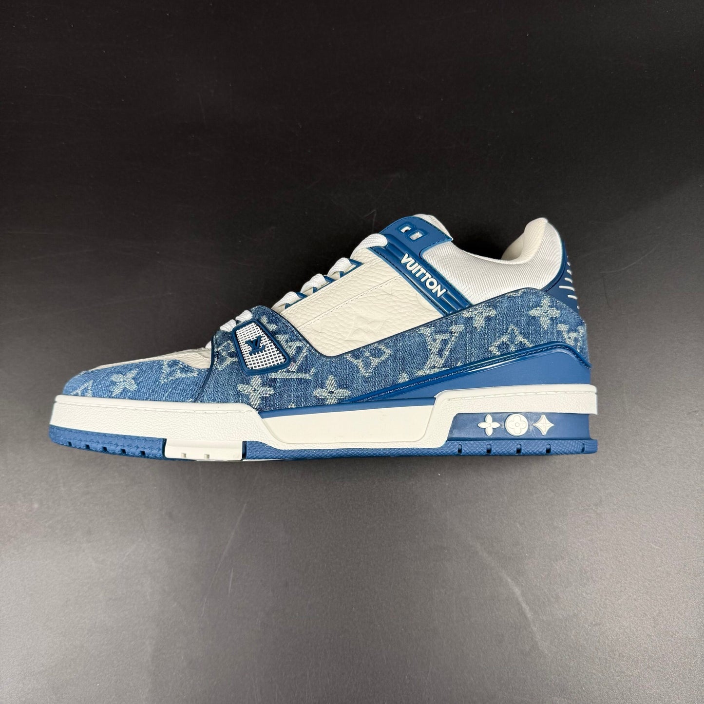 Trainer Monogram Denim White Blue