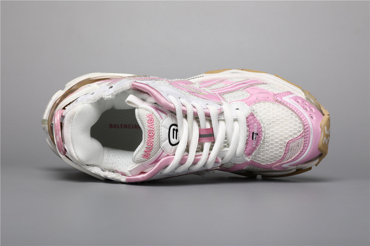 Balenciaga Runner Sneakers White Pink Beige – Donna Uomo | Taglie 35–41