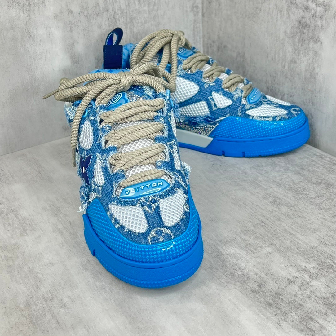 Crystal Skate Luxury Sneakers — Multiple Colorways