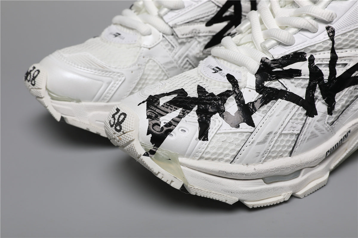 Balenciaga Runner Sneakers White Graffiti Black – Uomo Donna | Taglie 35–45