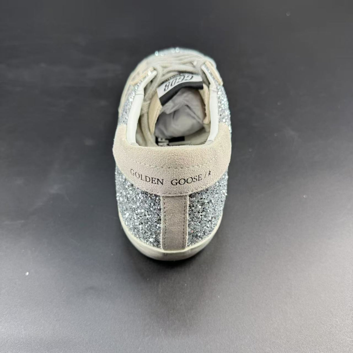 GOLDEN GOOSE IN GLITTER ARGENTO