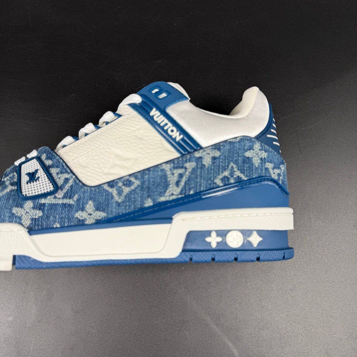 Trainer Monogram Denim White Blue