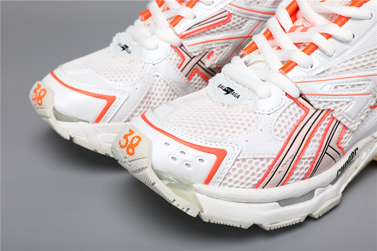 Balenciaga Runner Sneakers White Orange – Uomo Donna | Taglie 35–45