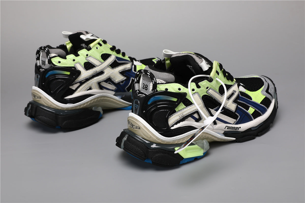 Balenciaga Runner Sneakers Black Green – Uomo Donna | Taglie 35–45