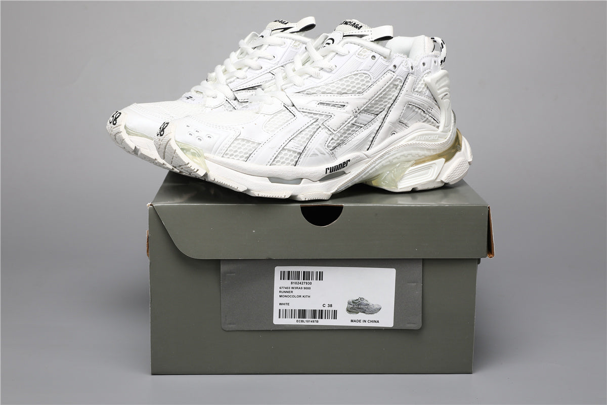Balenciaga Runner Sneakers Total White – Uomo Donna | Taglie 35–45