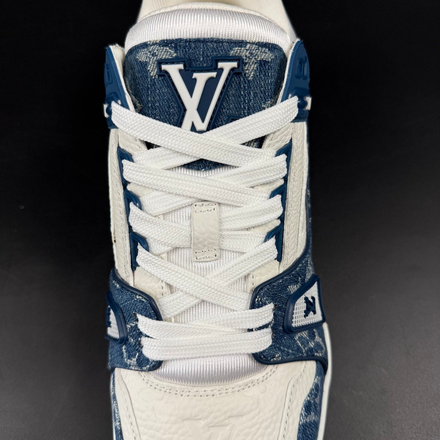 Trainer Monogram Denim White Blue
