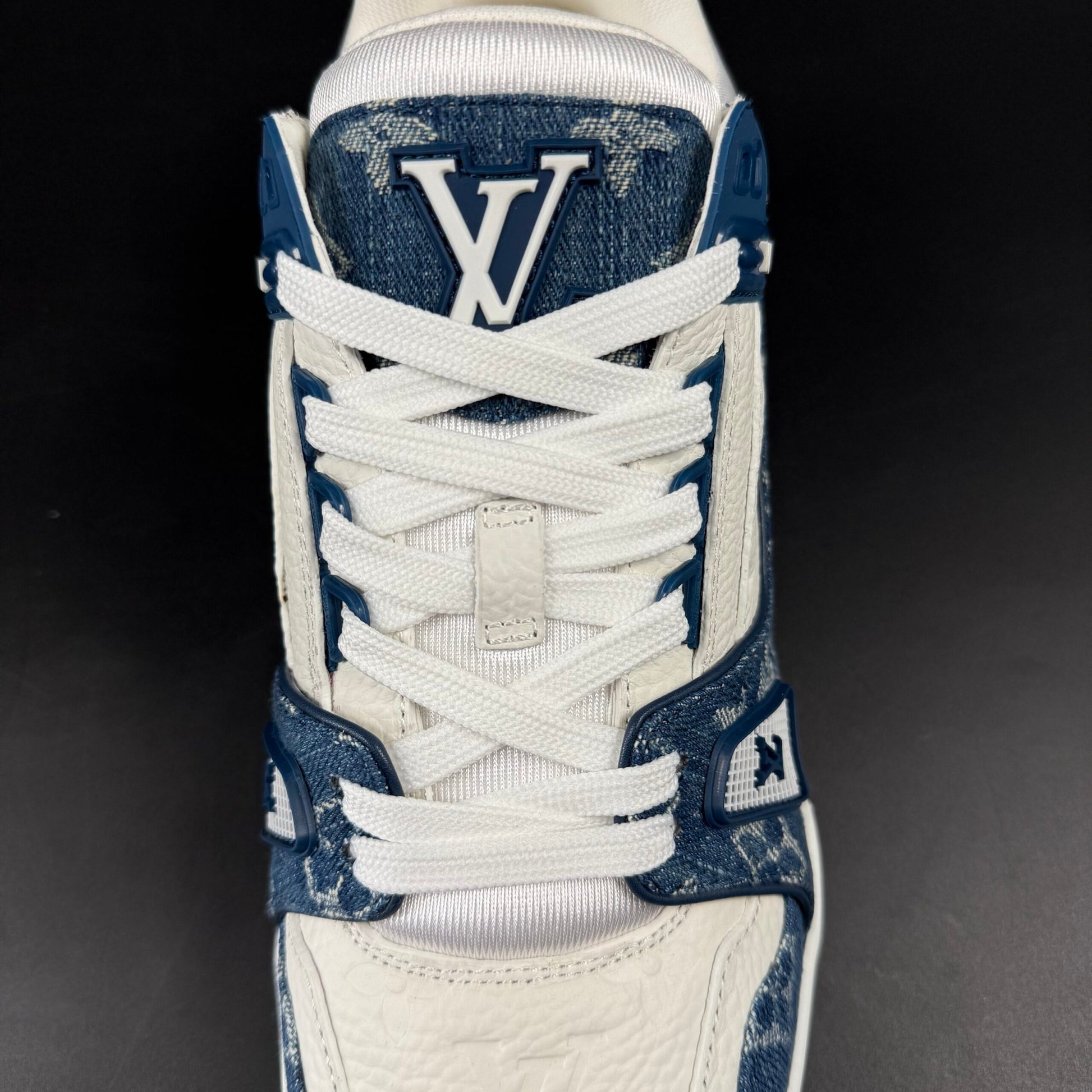 Trainer Monogram Denim White Blue
