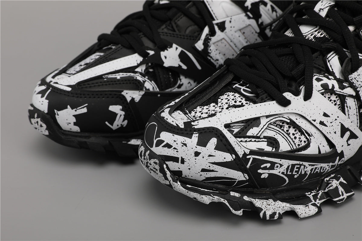 Balenciaga Track Sneakers Graffiti Black White – Uomo Donna | Taglie 35–45