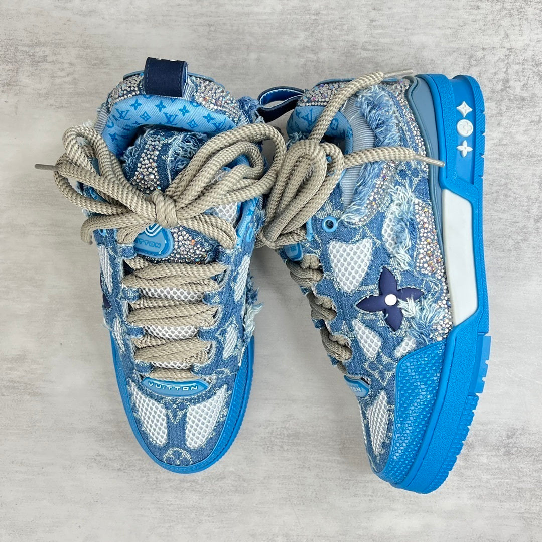 Crystal Skate Luxury Sneakers — Multiple Colorways