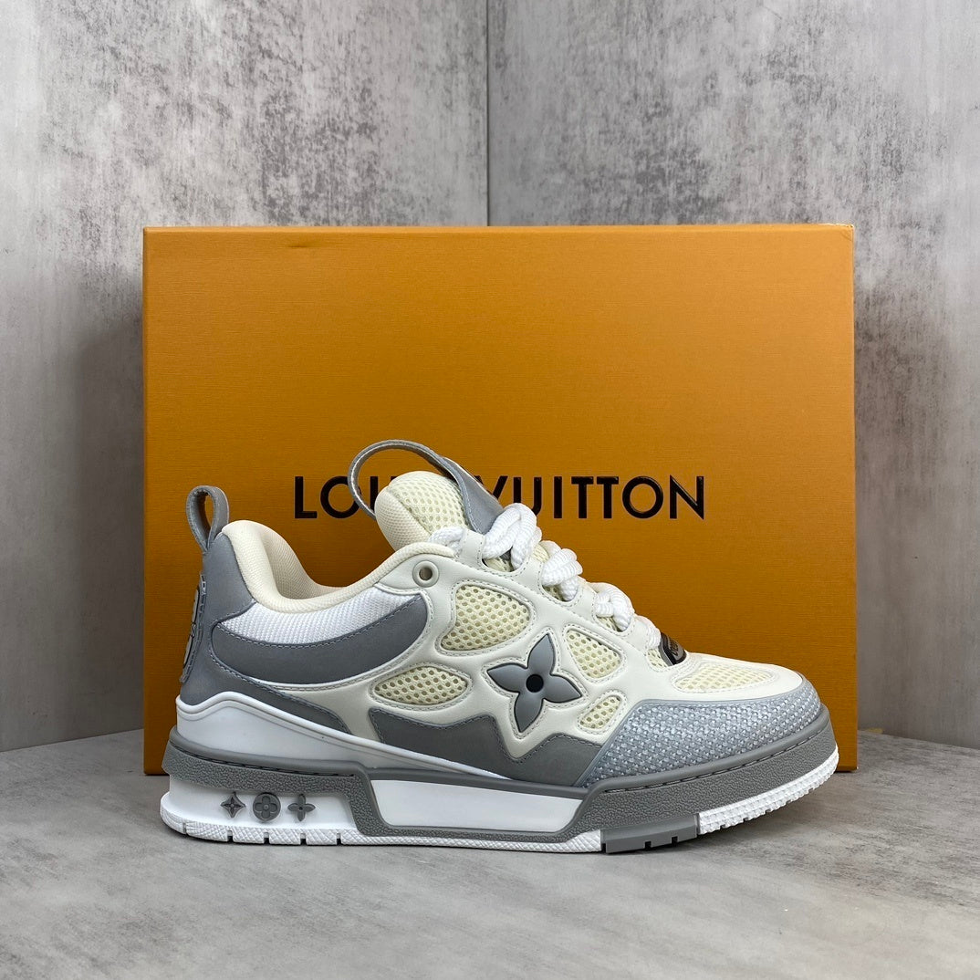 Louis Vuitton Skate Grey Cream — Premium Edition