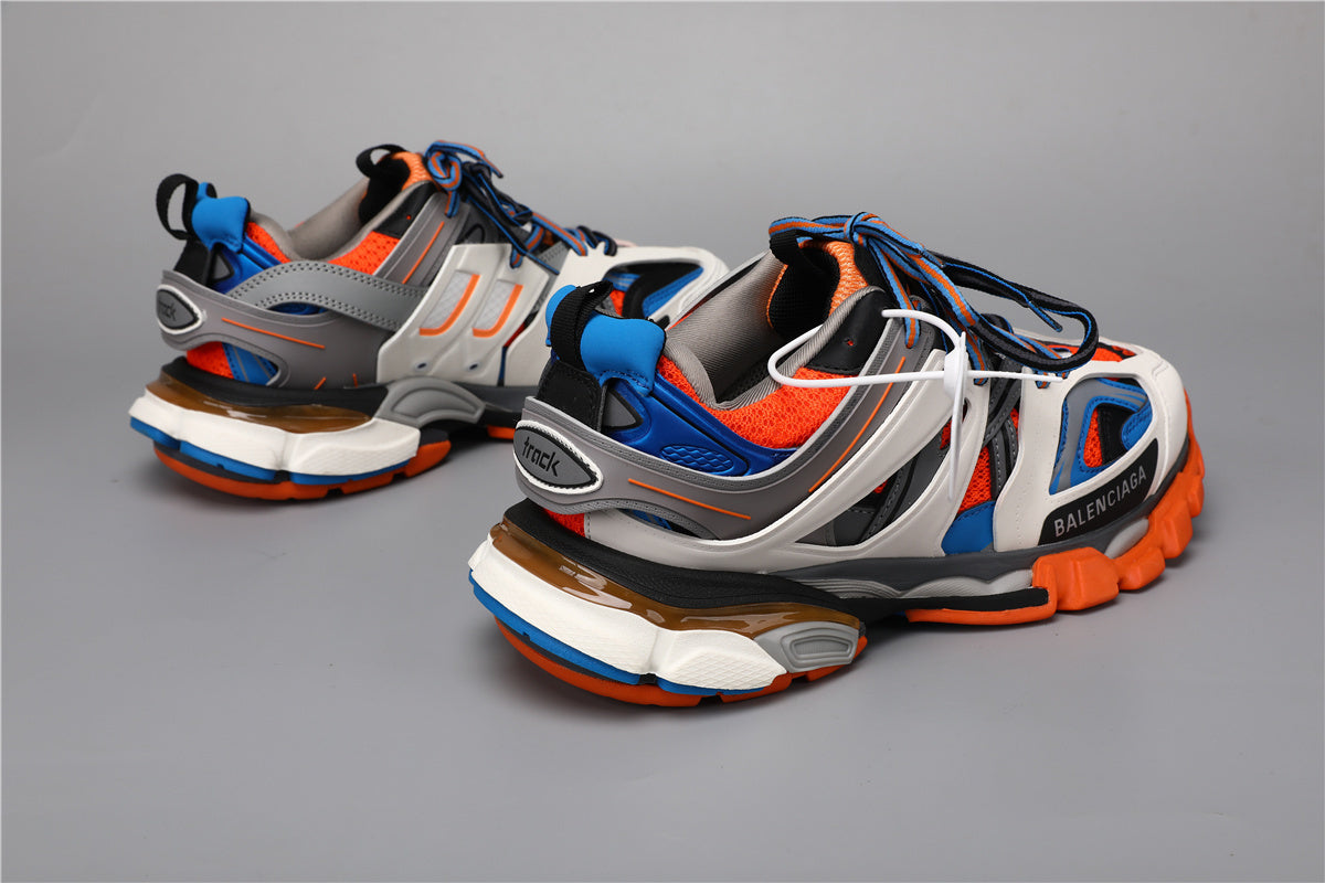 Balenciaga Track Sneakers White Orange Blue – Uomo Donna | Taglie 35–45