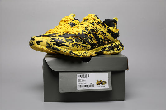 Balenciaga Track Sneakers Graffiti Yellow Black – Uomo Donna | Taglie 35–45