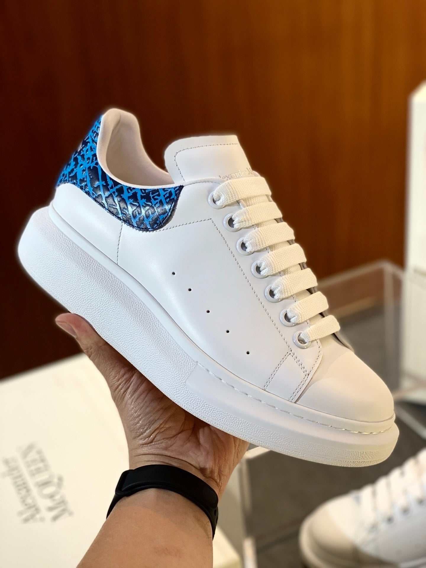 Alexander McQueen Oversized Sneakers — Graffiti Edition)