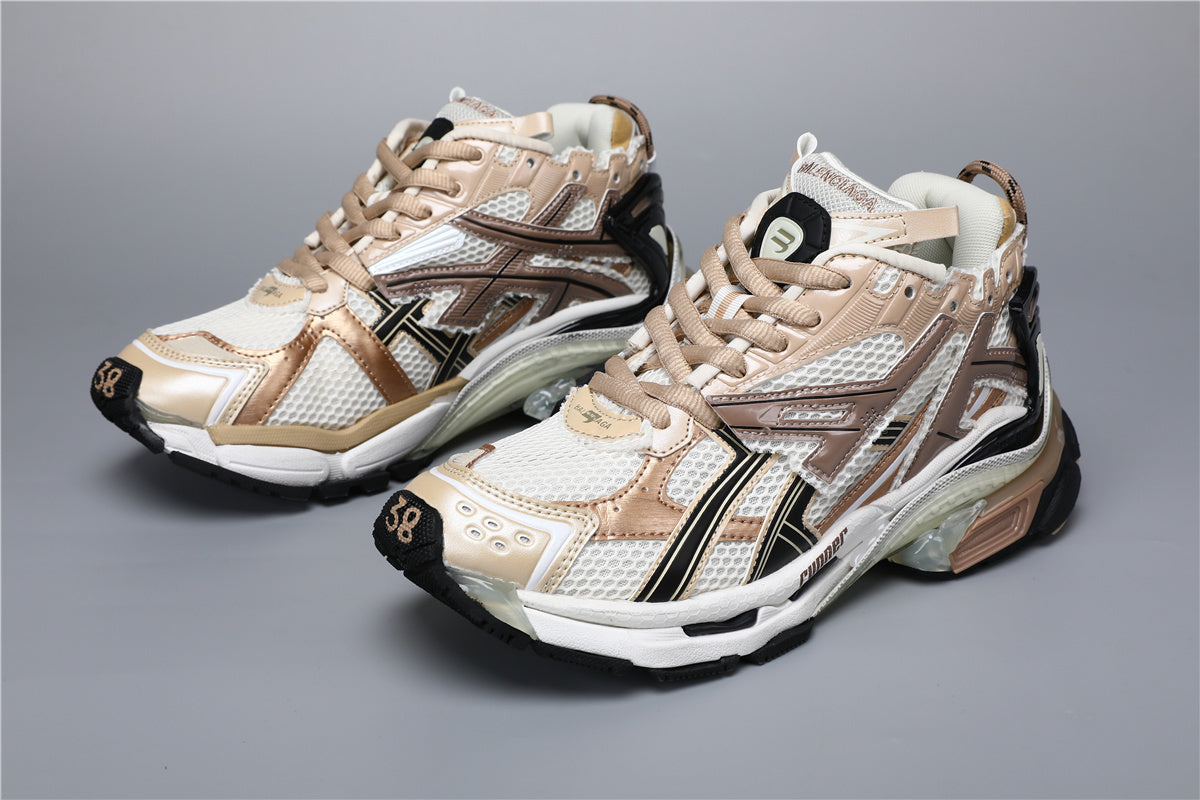 Balenciaga Runner Sneakers White Brown Beige – Uomo Donna | Taglie 35–45