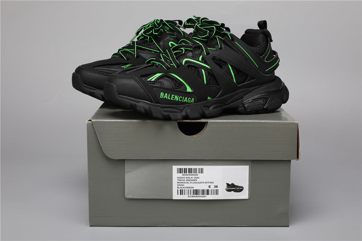 Balenciaga Track Sneakers Black Neon Green – Uomo Donna | Taglie 35–45