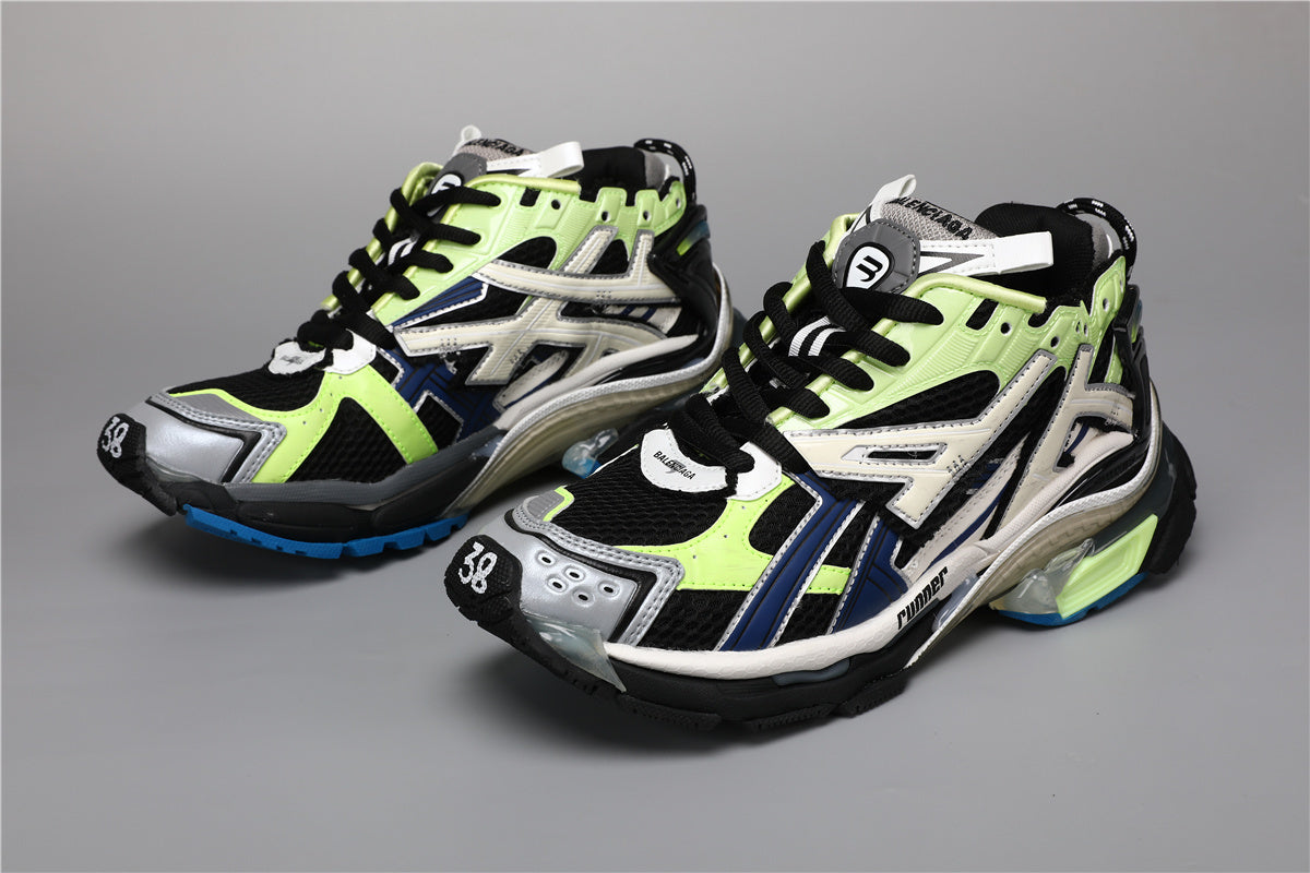 Balenciaga Runner Sneakers Black Green – Uomo Donna | Taglie 35–45