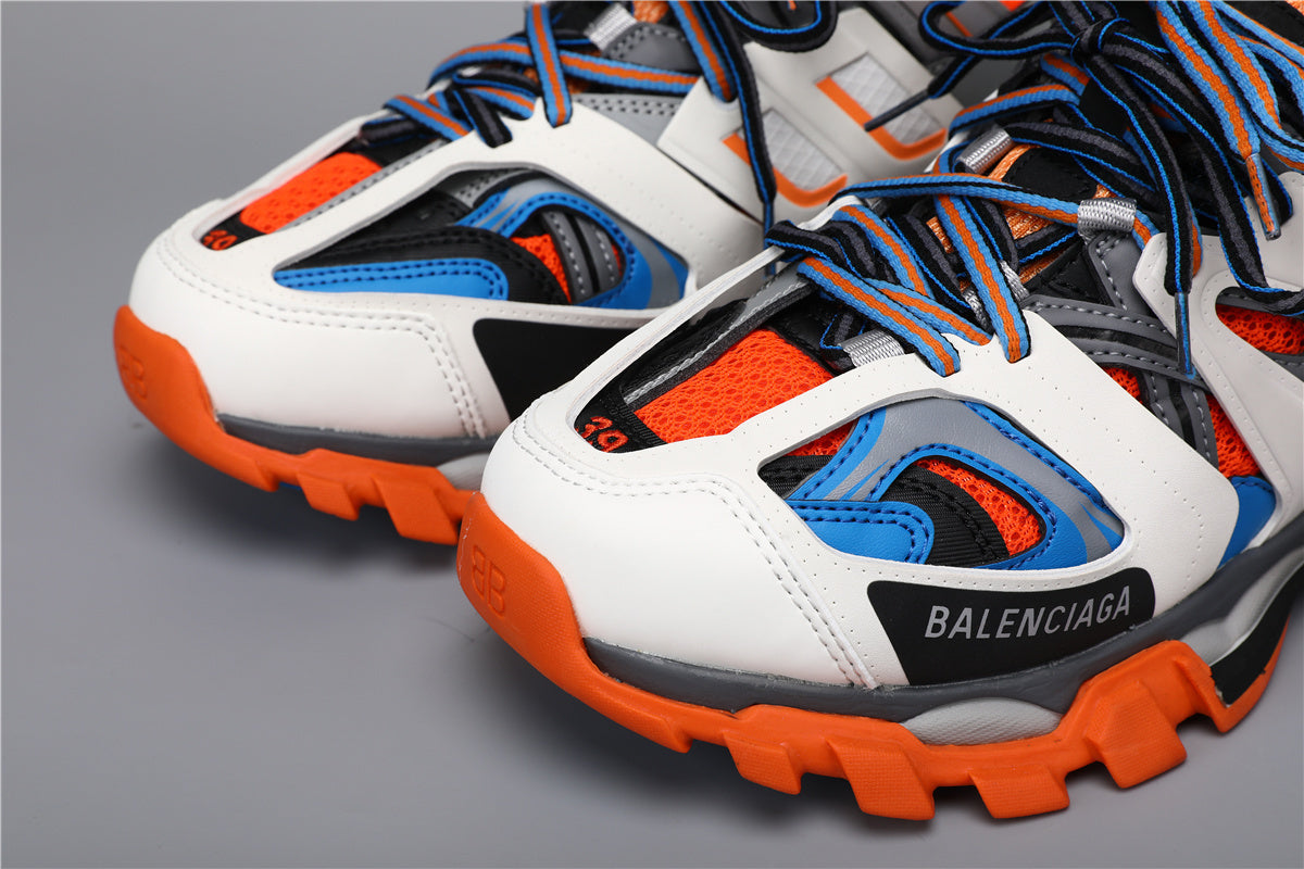 Balenciaga Track Sneakers White Orange Blue – Uomo Donna | Taglie 35–45