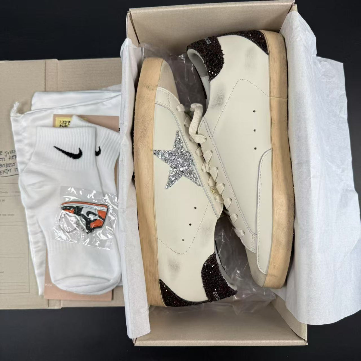 GOLDEN GOOSE STELLA IN GLITTER