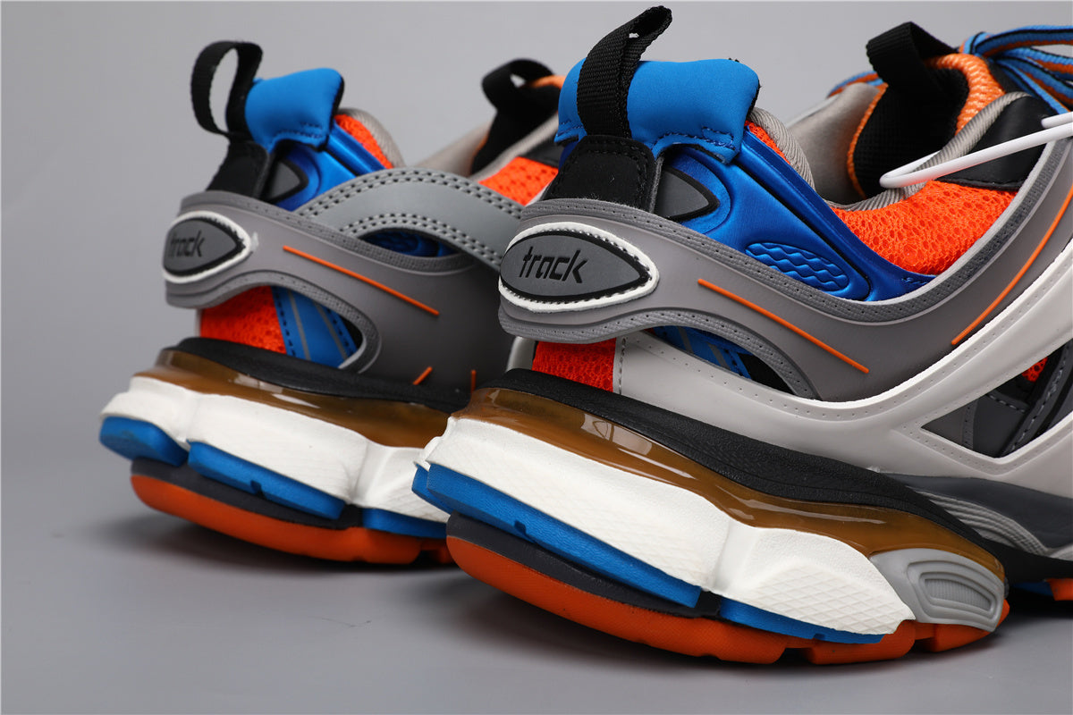 Balenciaga Track Sneakers White Orange Blue – Uomo Donna | Taglie 35–45