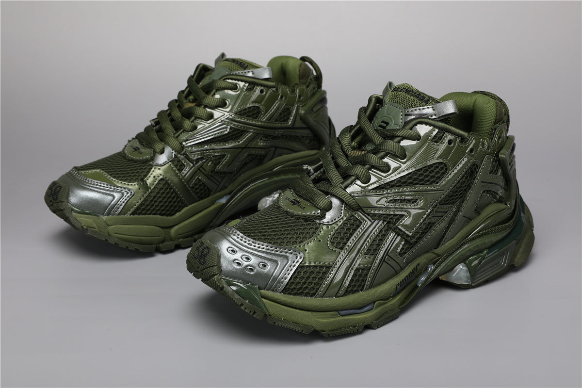 Balenciaga Runner Sneakers Green Military – Uomo Donna | Taglie 35–45