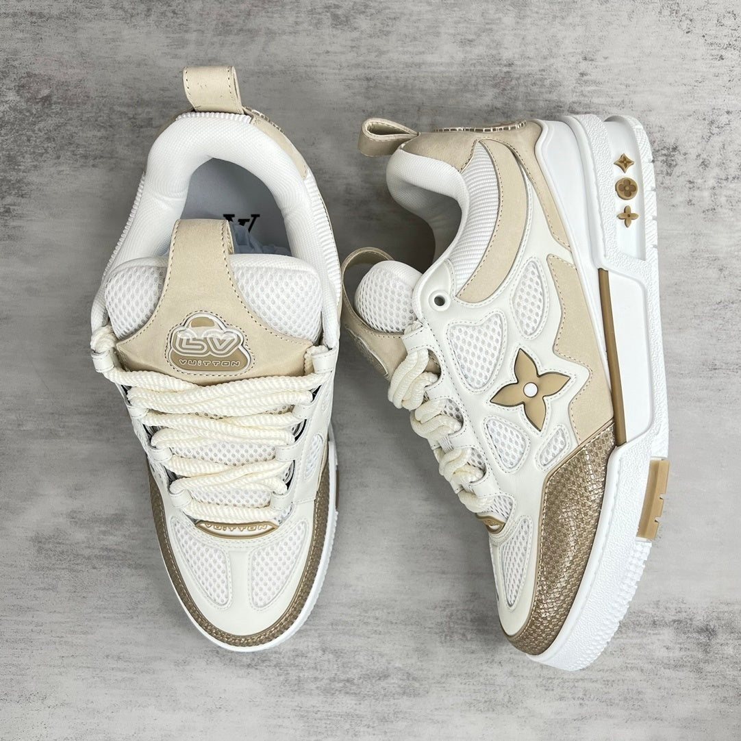 Louis Vuitton Skate White Beige — Luxury Edition