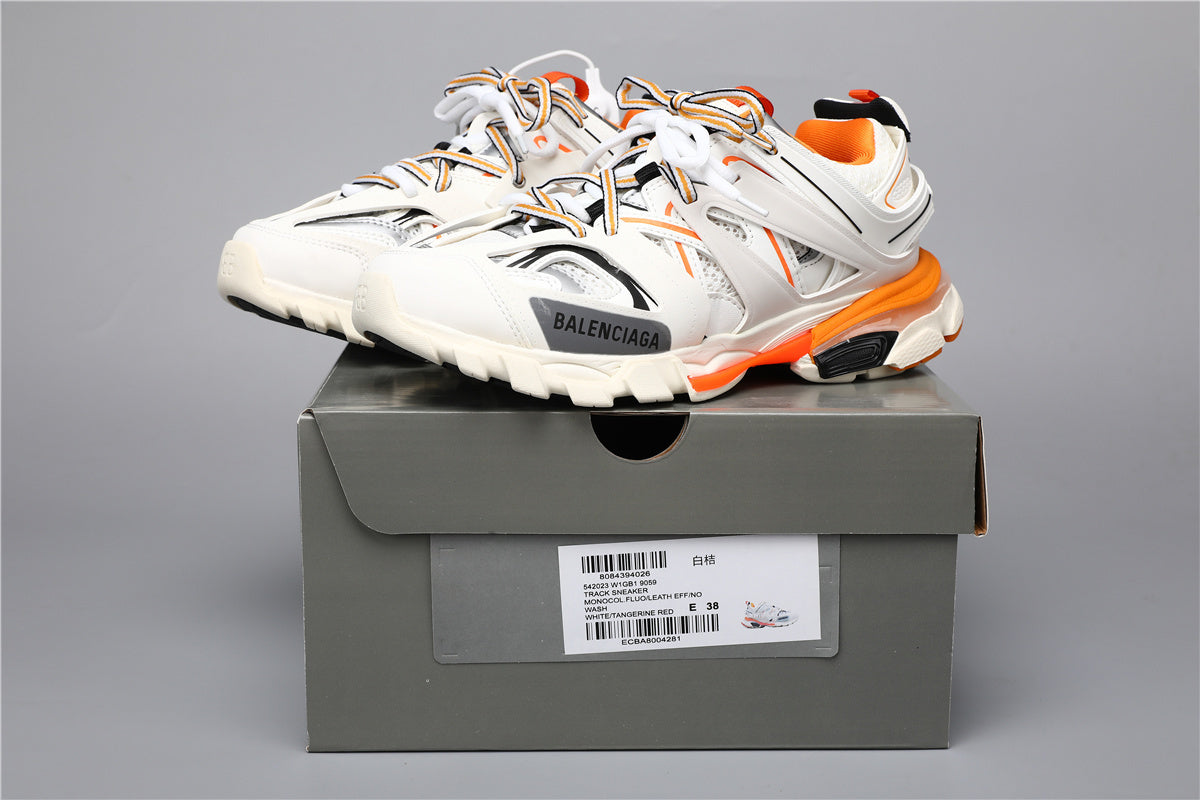 Balenciaga Track Sneakers White Orange – Uomo Donna | Taglie 35–45