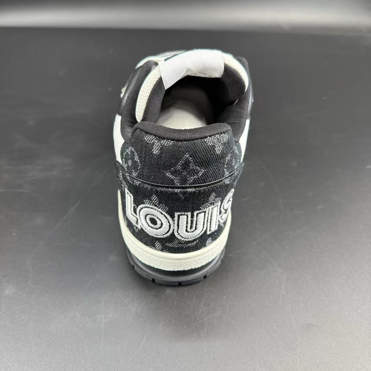 Black Monogram Denim Cinturino