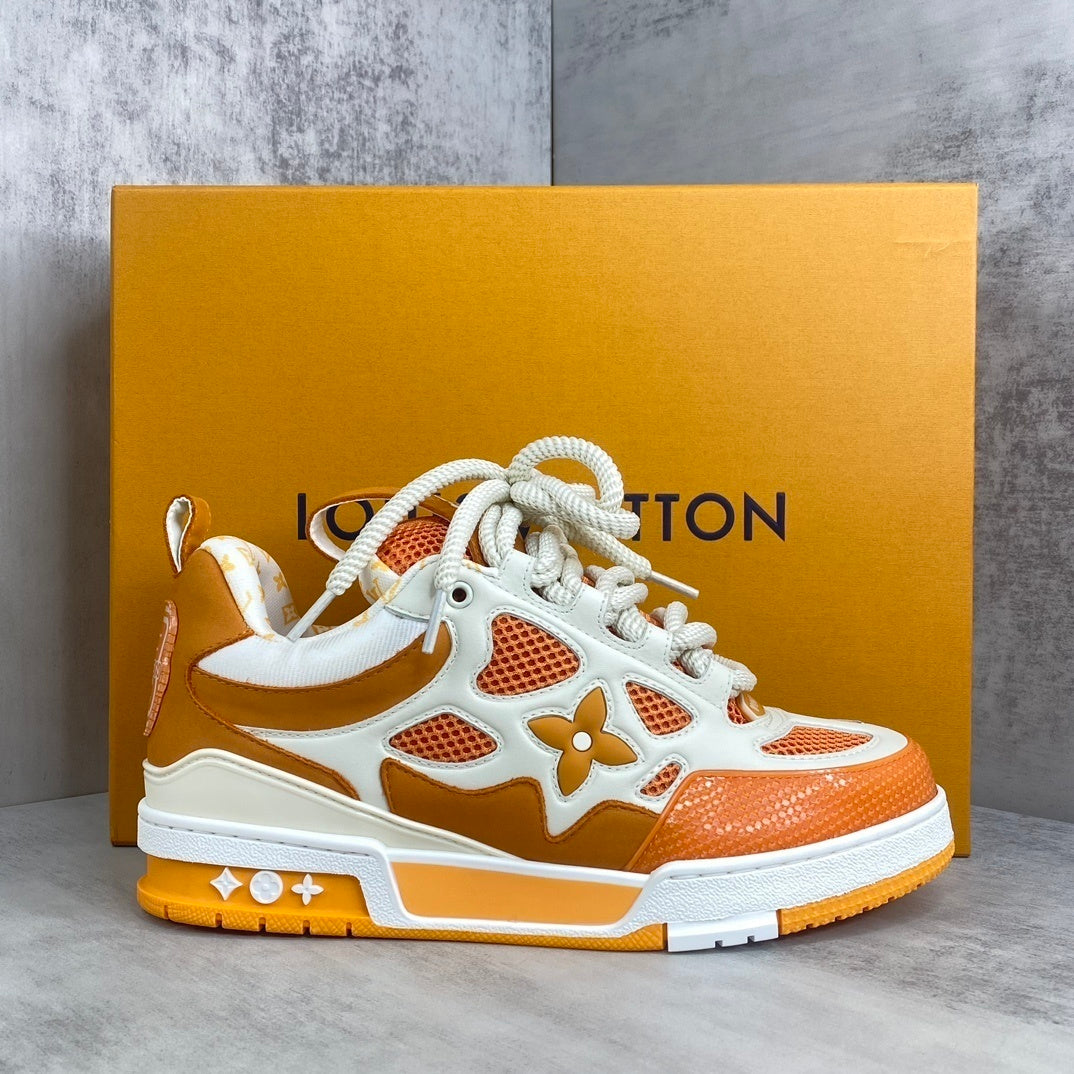 Louis Vuitton Skate Orange White — Monogram Edition
