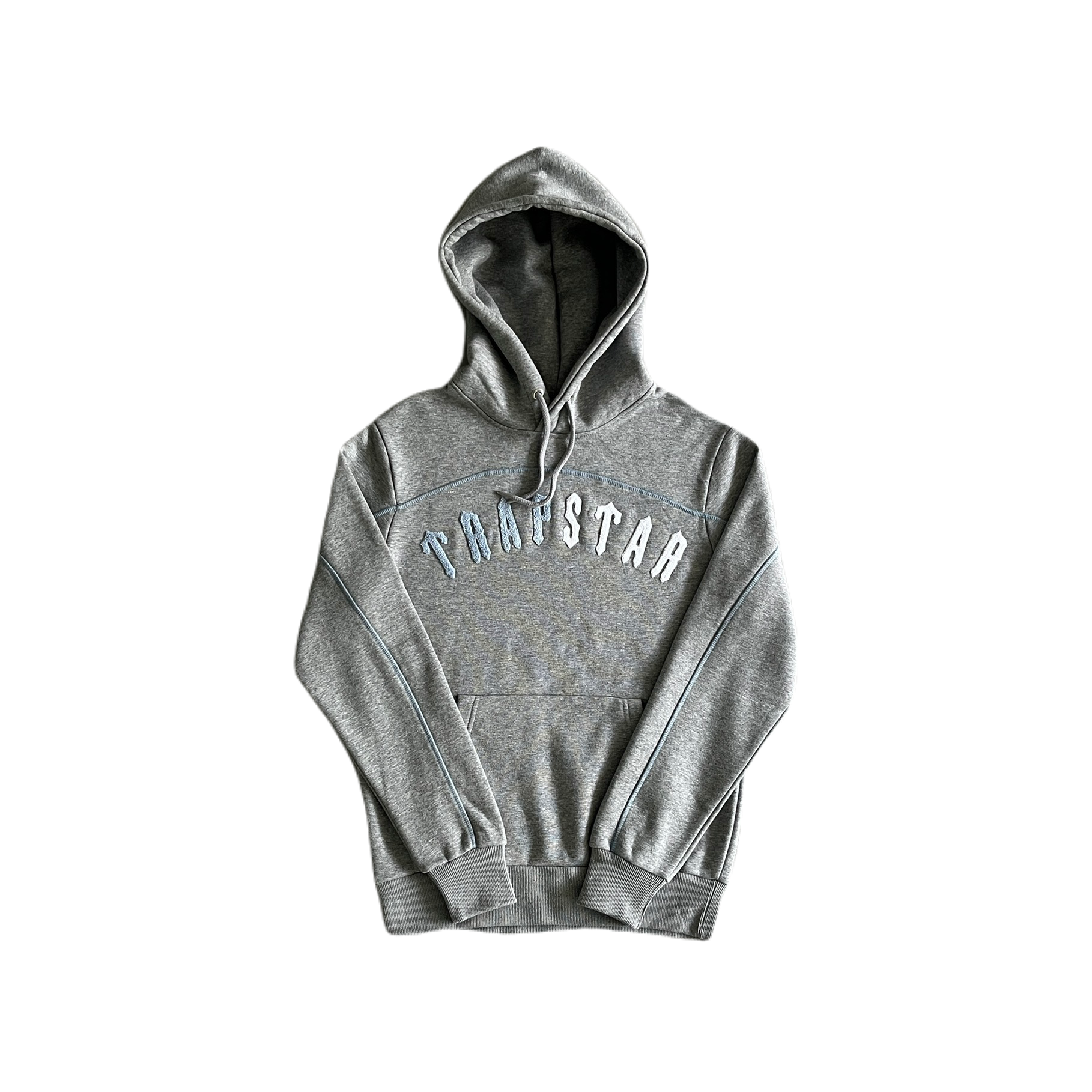 IRONGATE CHENILLE AECH HOODIE TRACKSUIT-GREY/BLUE/WHITE