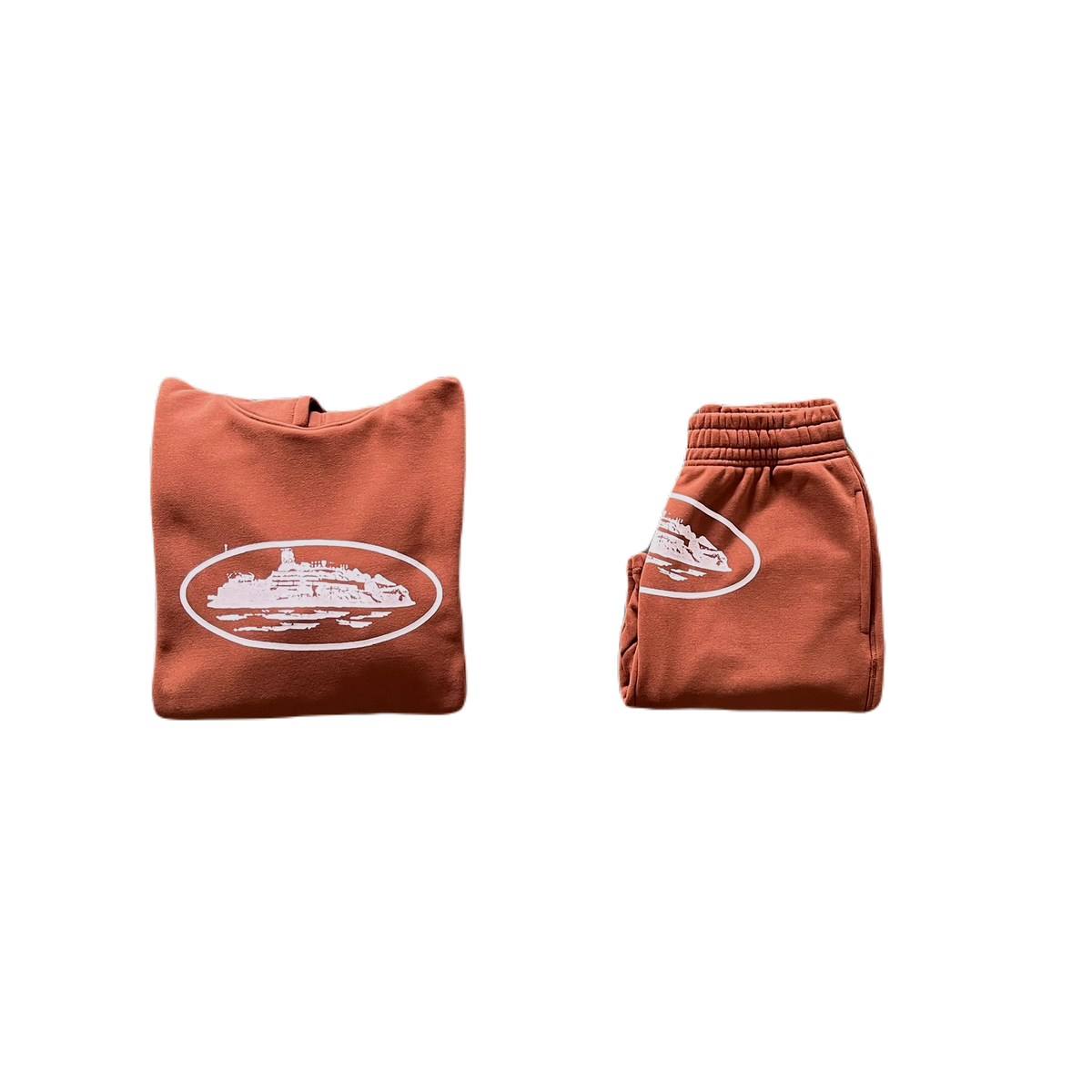 BROWN SWEATSHIRT SHORT