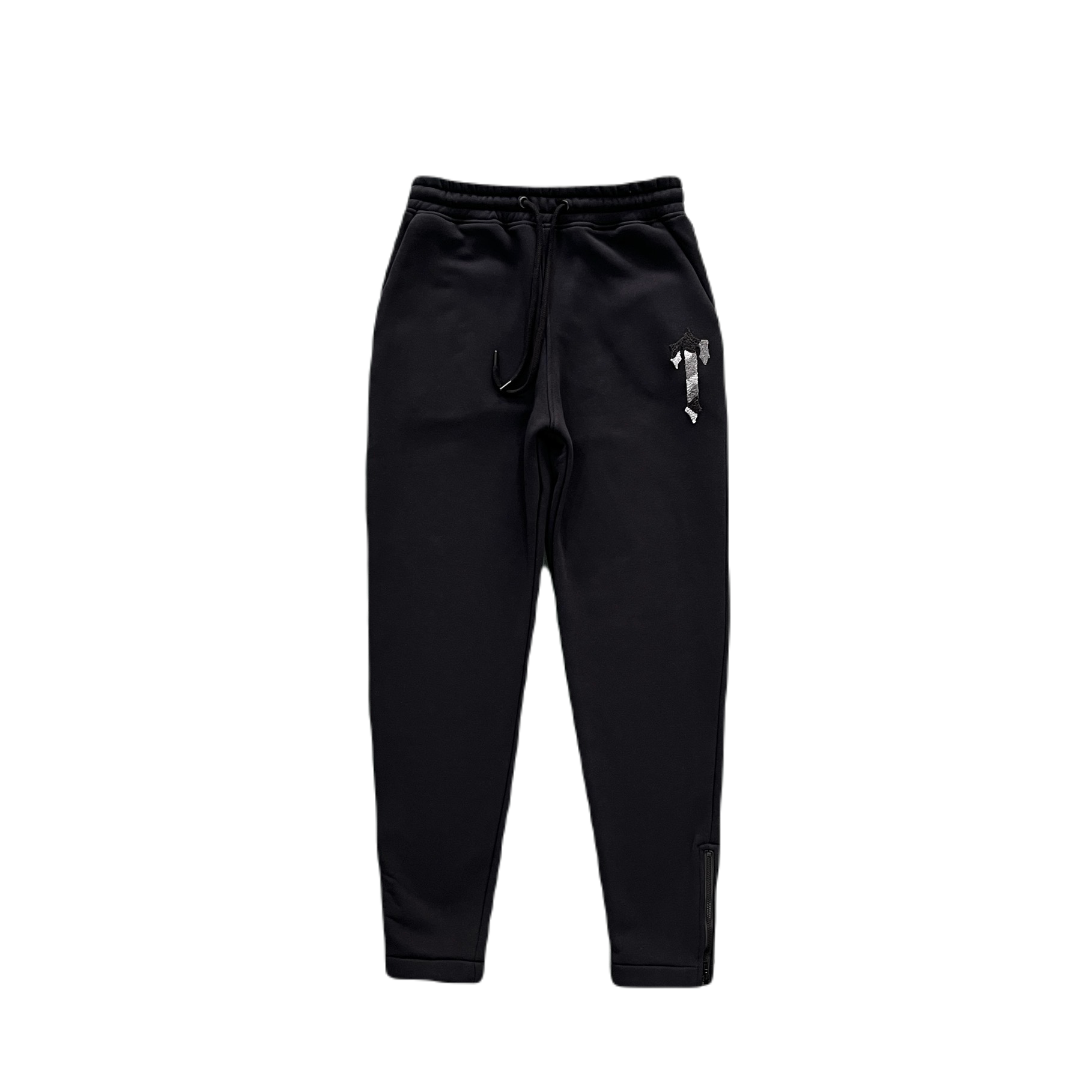 T WORD BLACK AND GREY SUIT