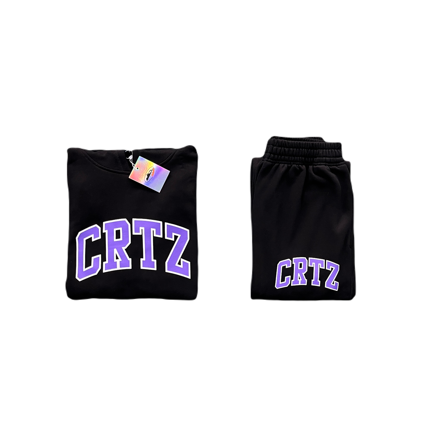 BLACK AND PURPLE ALPHABET SET