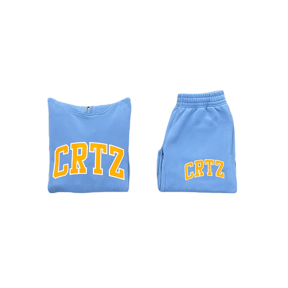 BABY BLUE LETTER SUIT