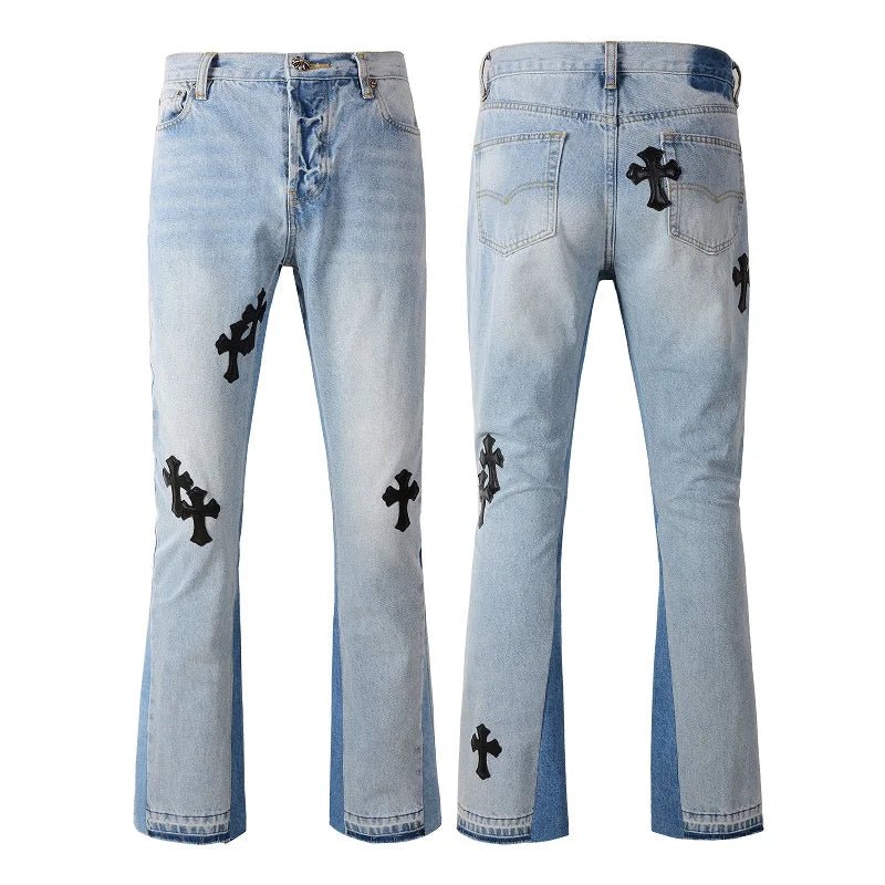 JEANS  – GRAY CROSSES