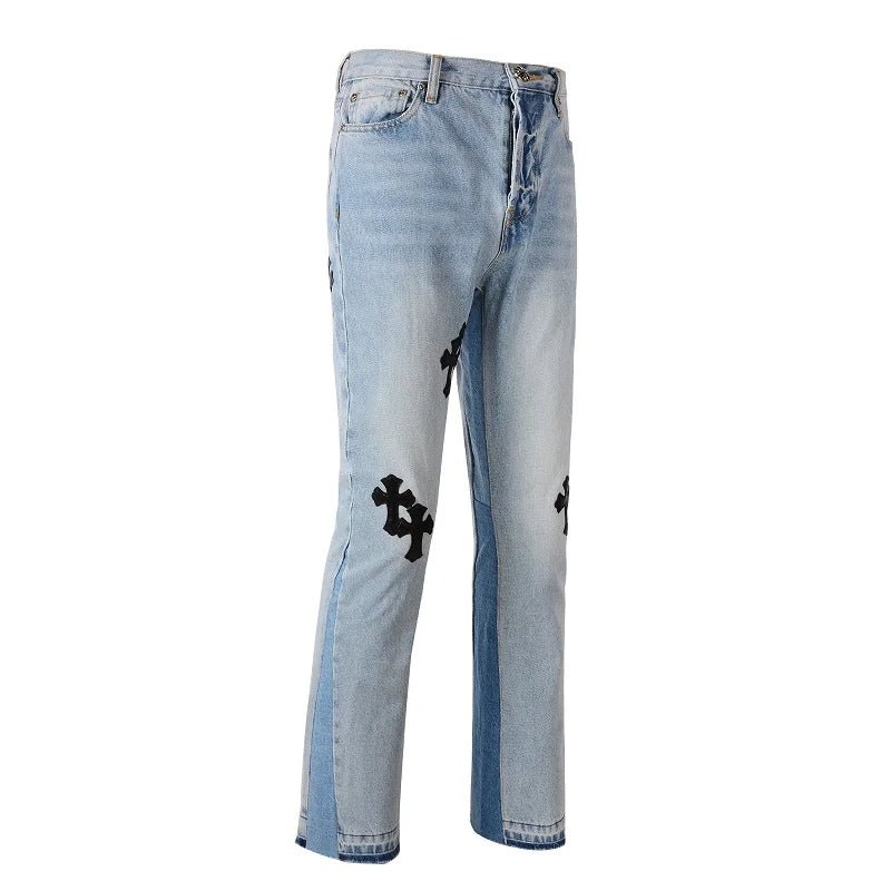 JEANS  – GRAY CROSSES