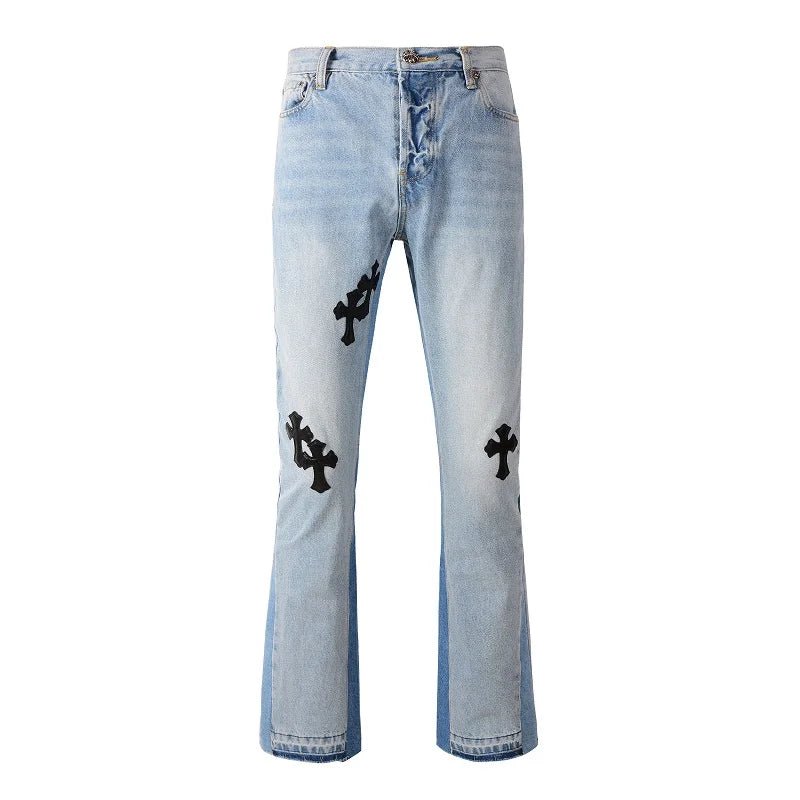 JEANS  – GRAY CROSSES